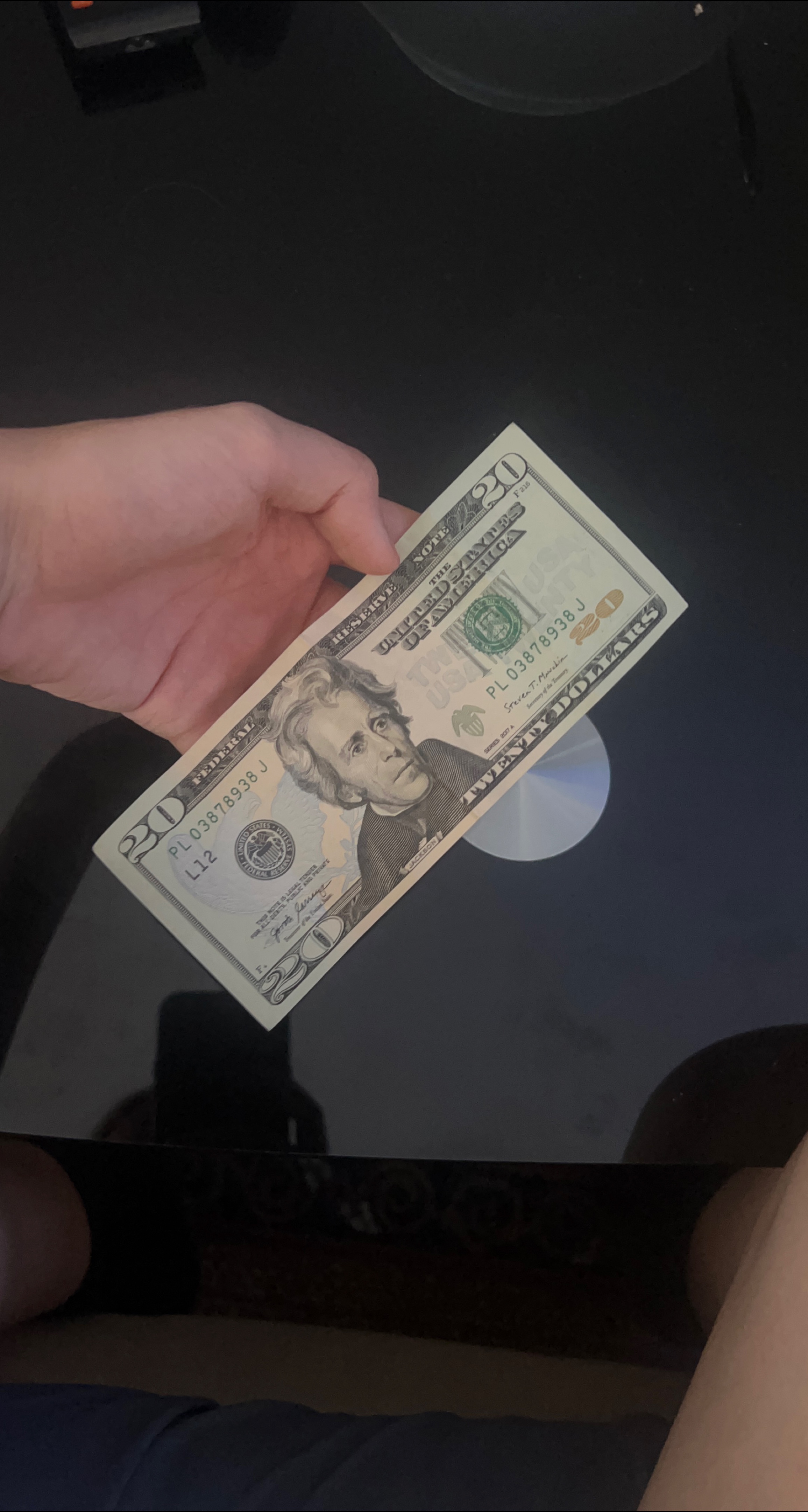 $20 US Dollar Bill thumbnail