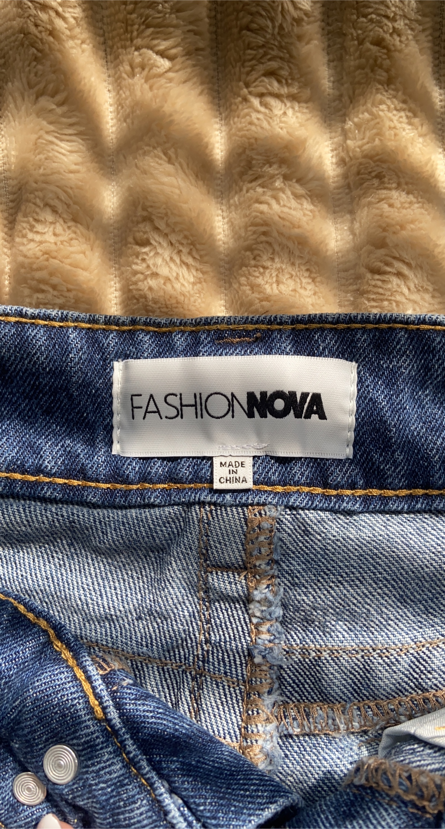 Fashion Nova Denim Shorts - Size 3 thumbnail