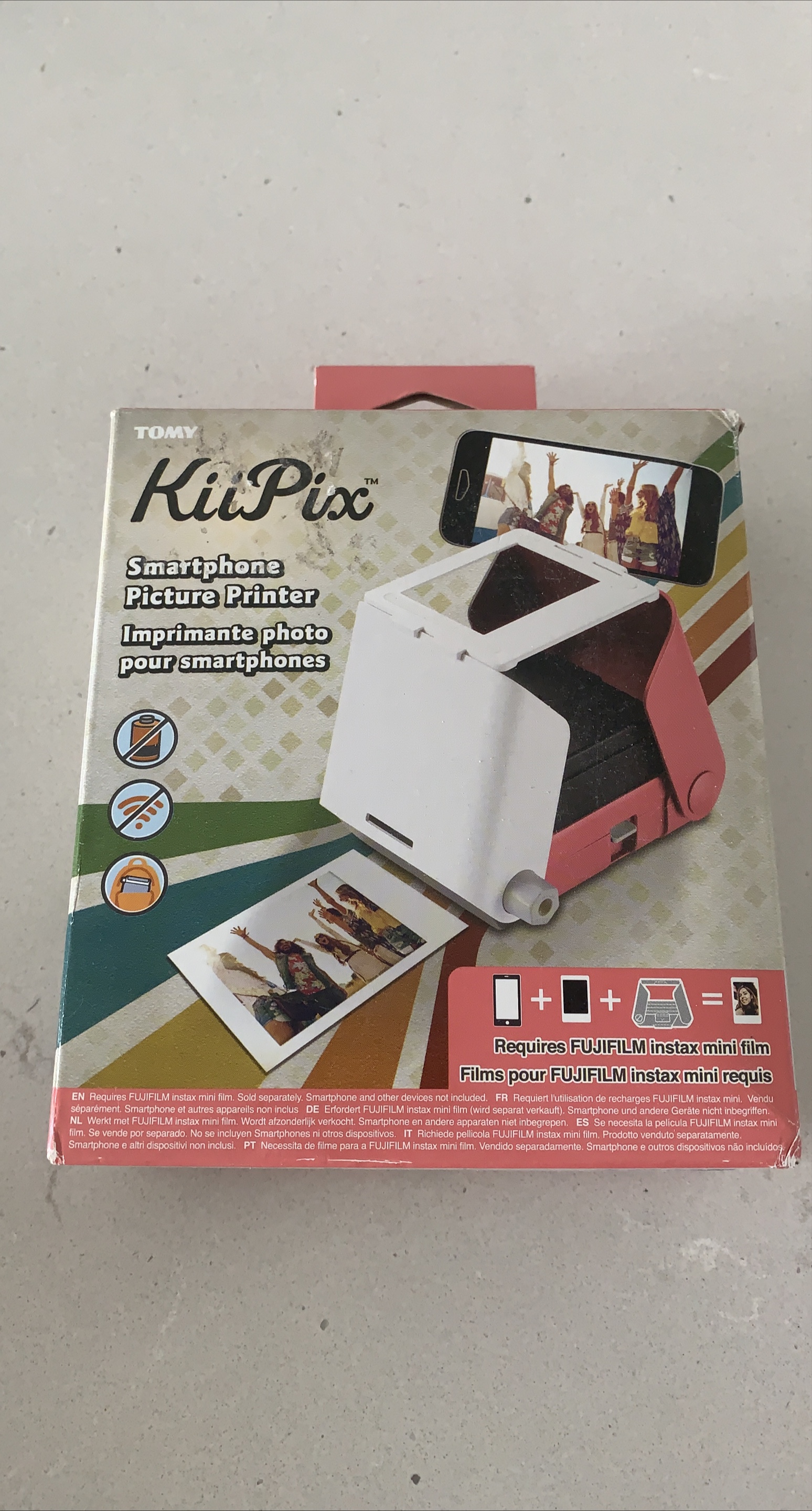 Tomy KiiPix Smartphone Picture Printer thumbnail