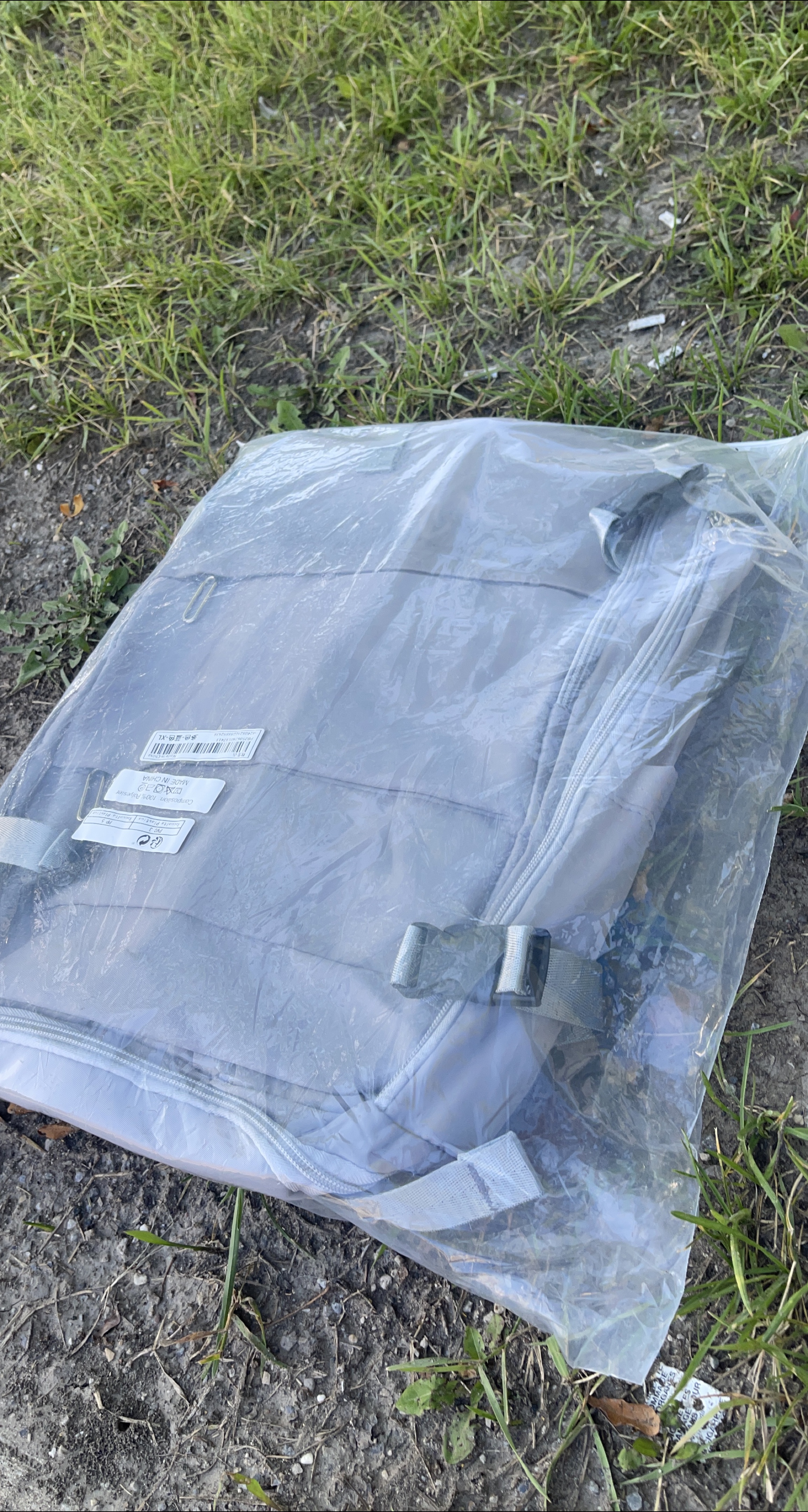 XL Blue Polyester Backpack thumbnail