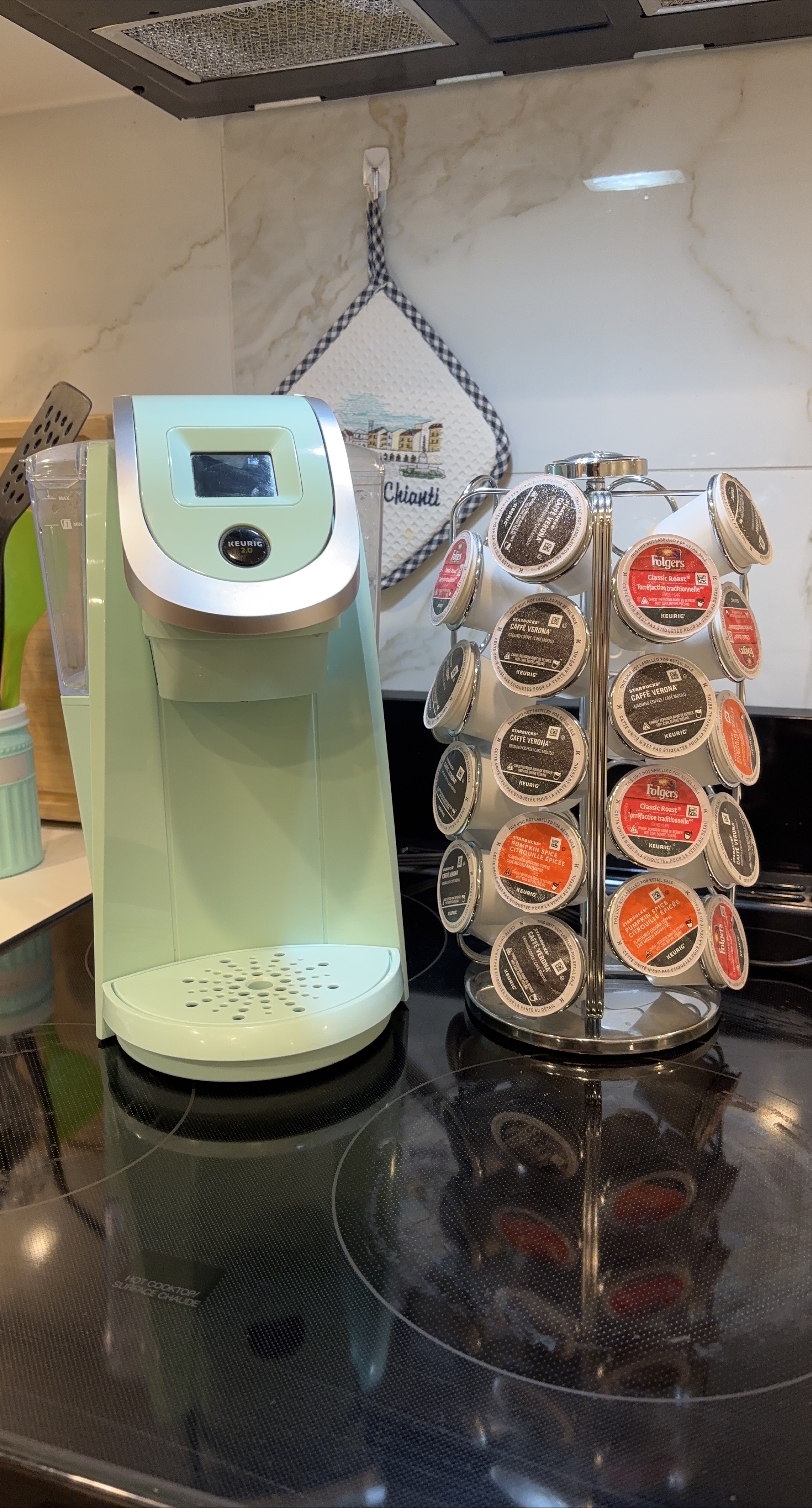 Keurig 2.0 Single Serve Coffee Maker and K-Cup Holder - Mint thumbnail