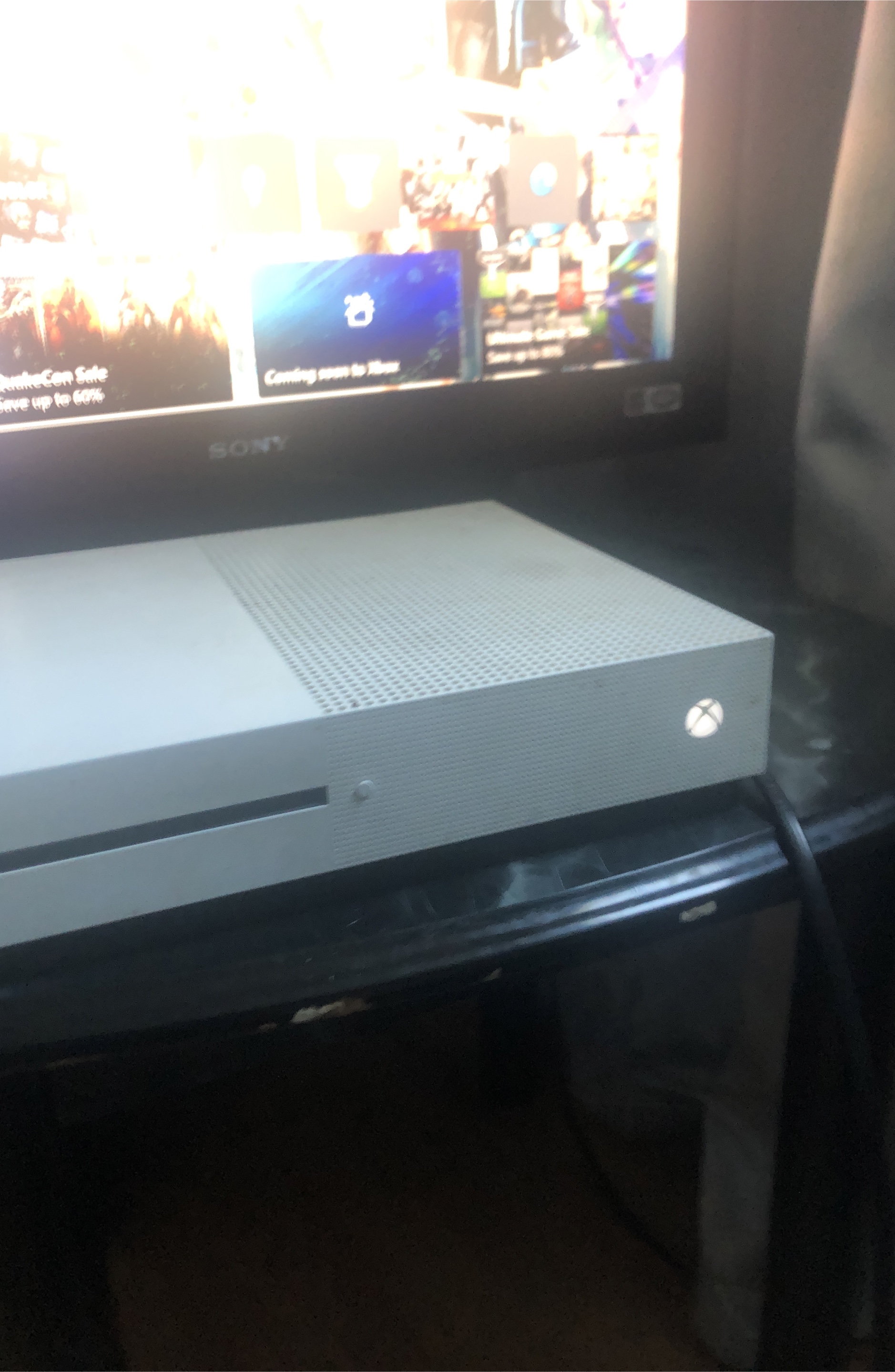 White Xbox One S Console