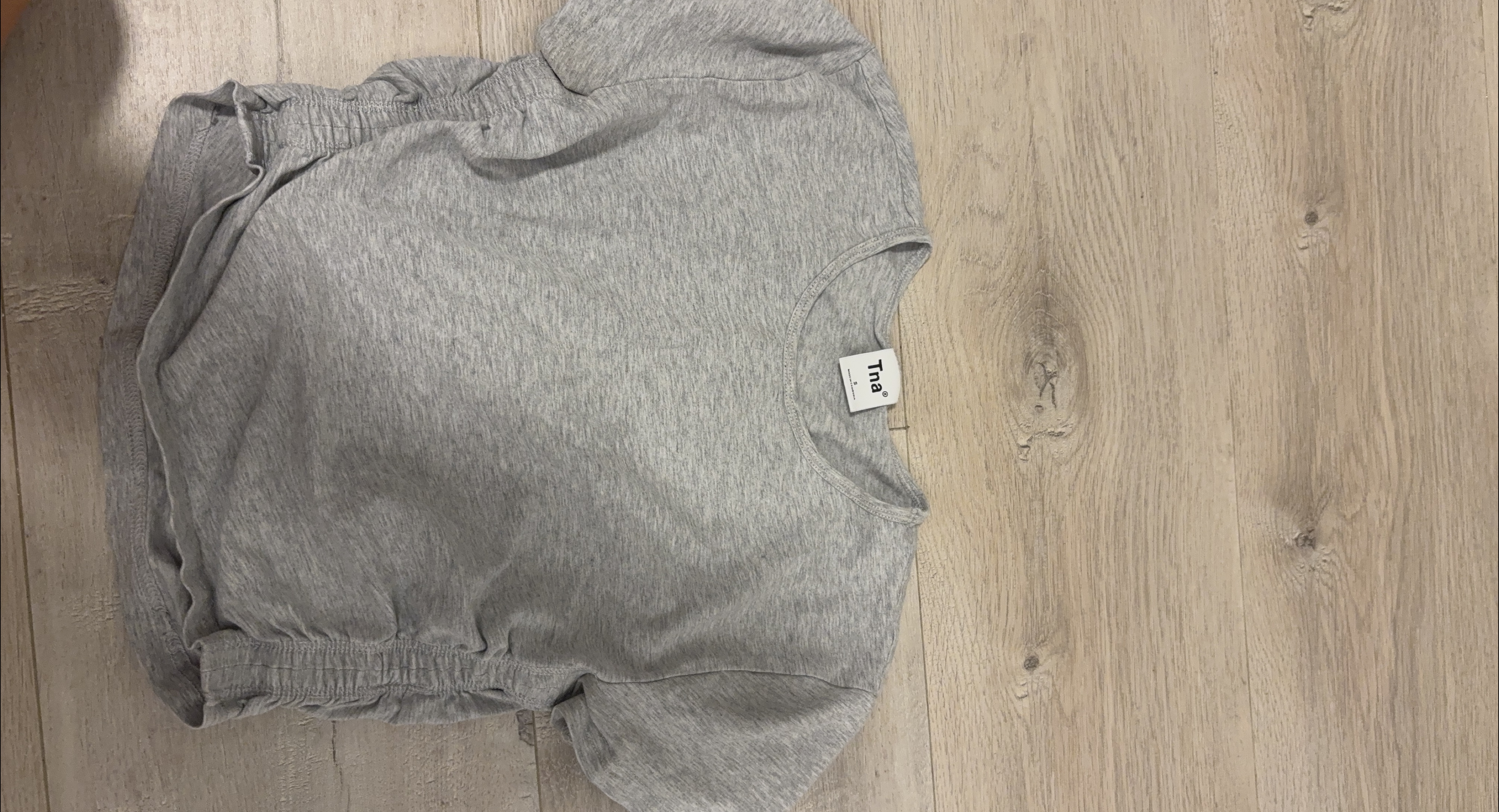 Tna Grey Cropped T-Shirt - Size S thumbnail