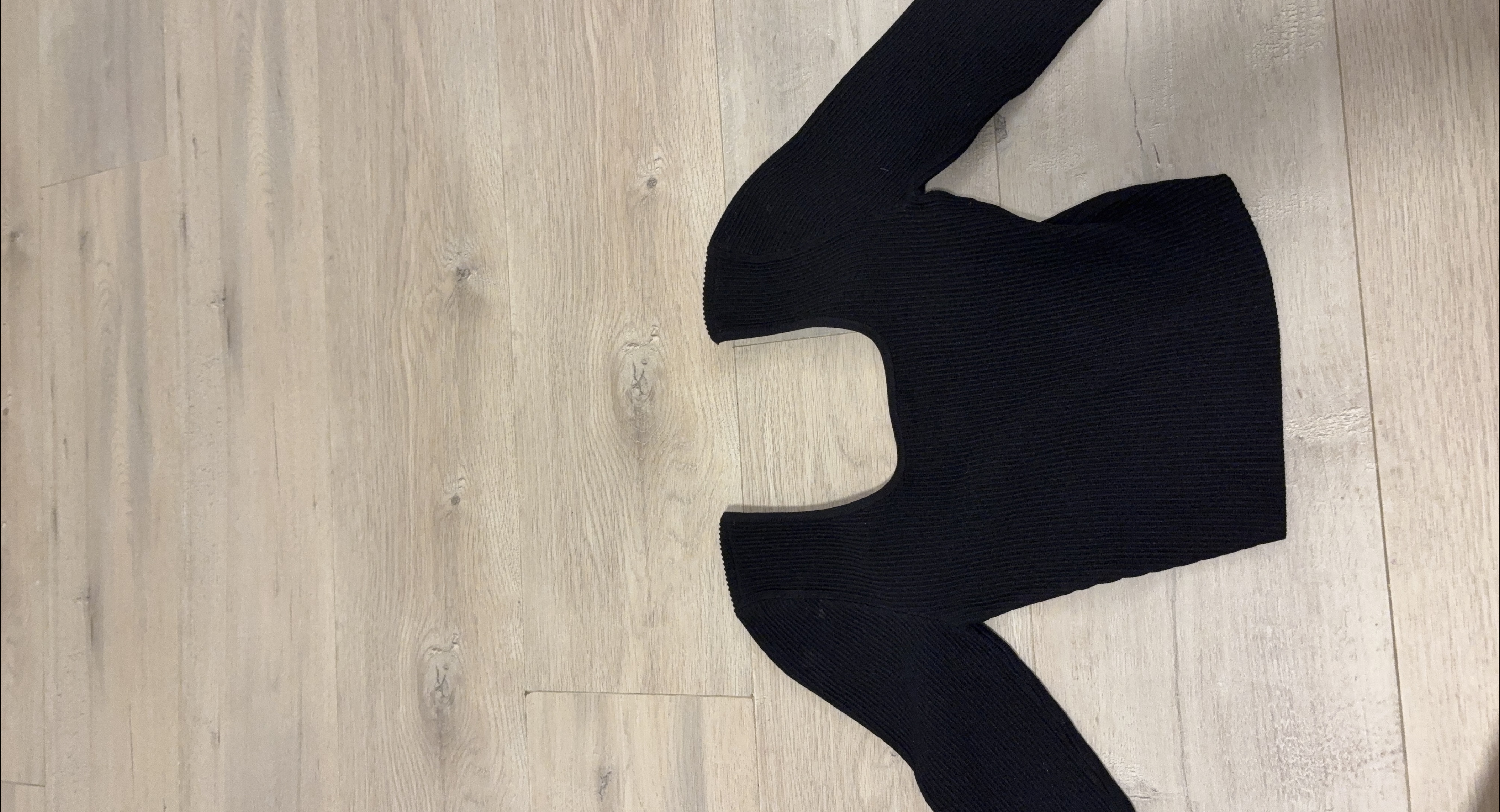 Aritzia Black Long Sleeve Top thumbnail