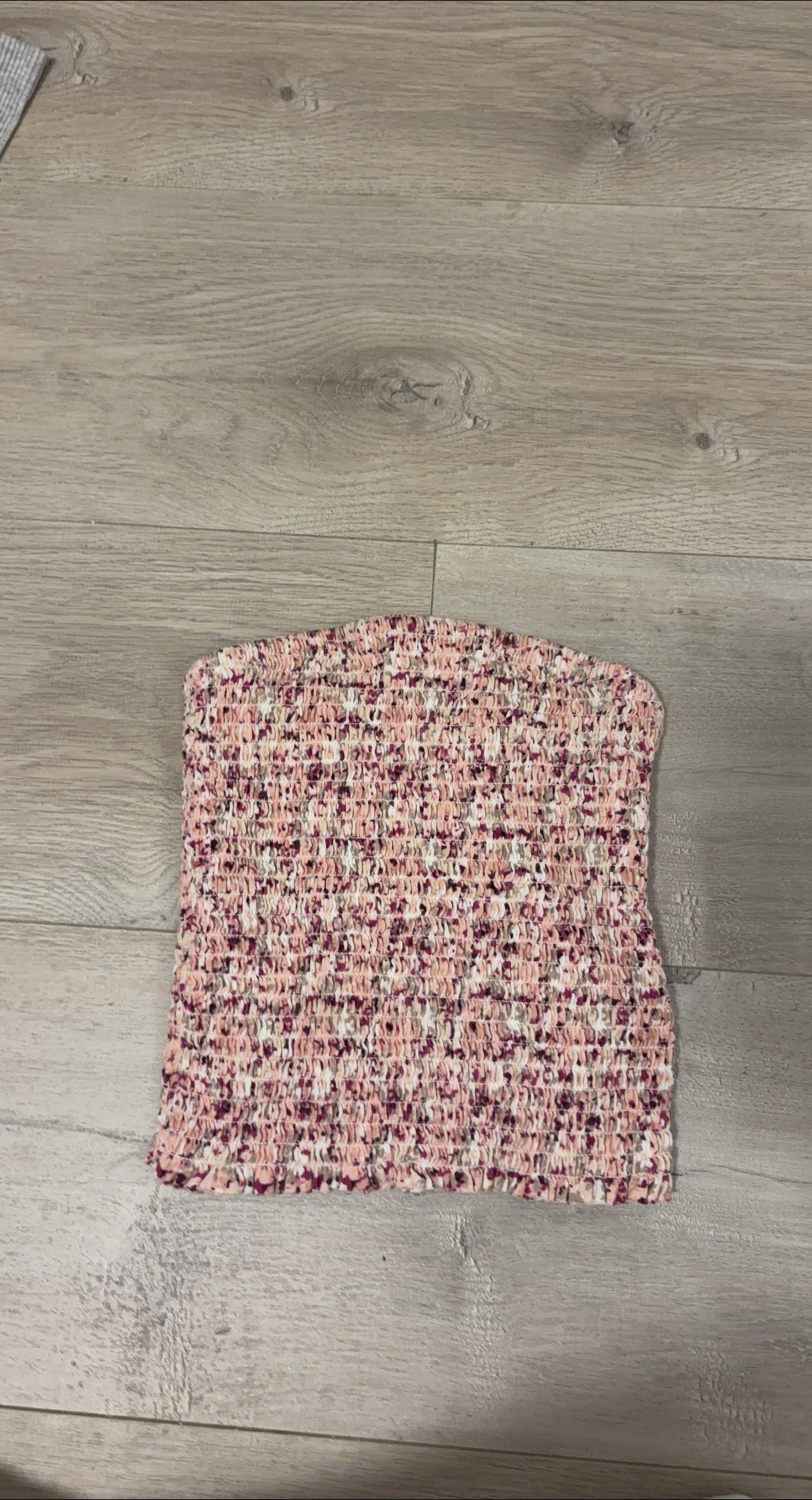 Garage Pink Floral Tube Top thumbnail