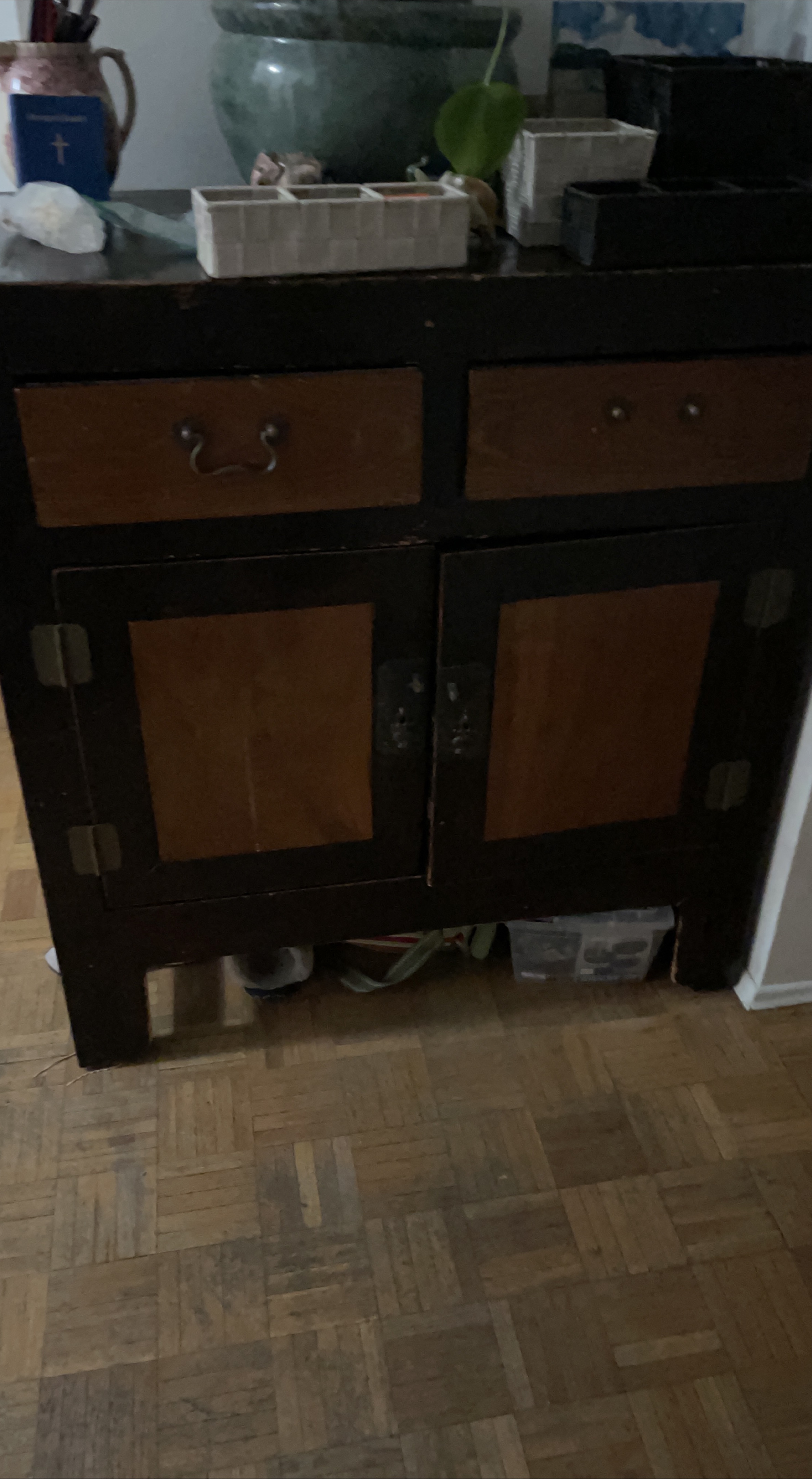 Wooden Cabinet with Drawers thumbnail