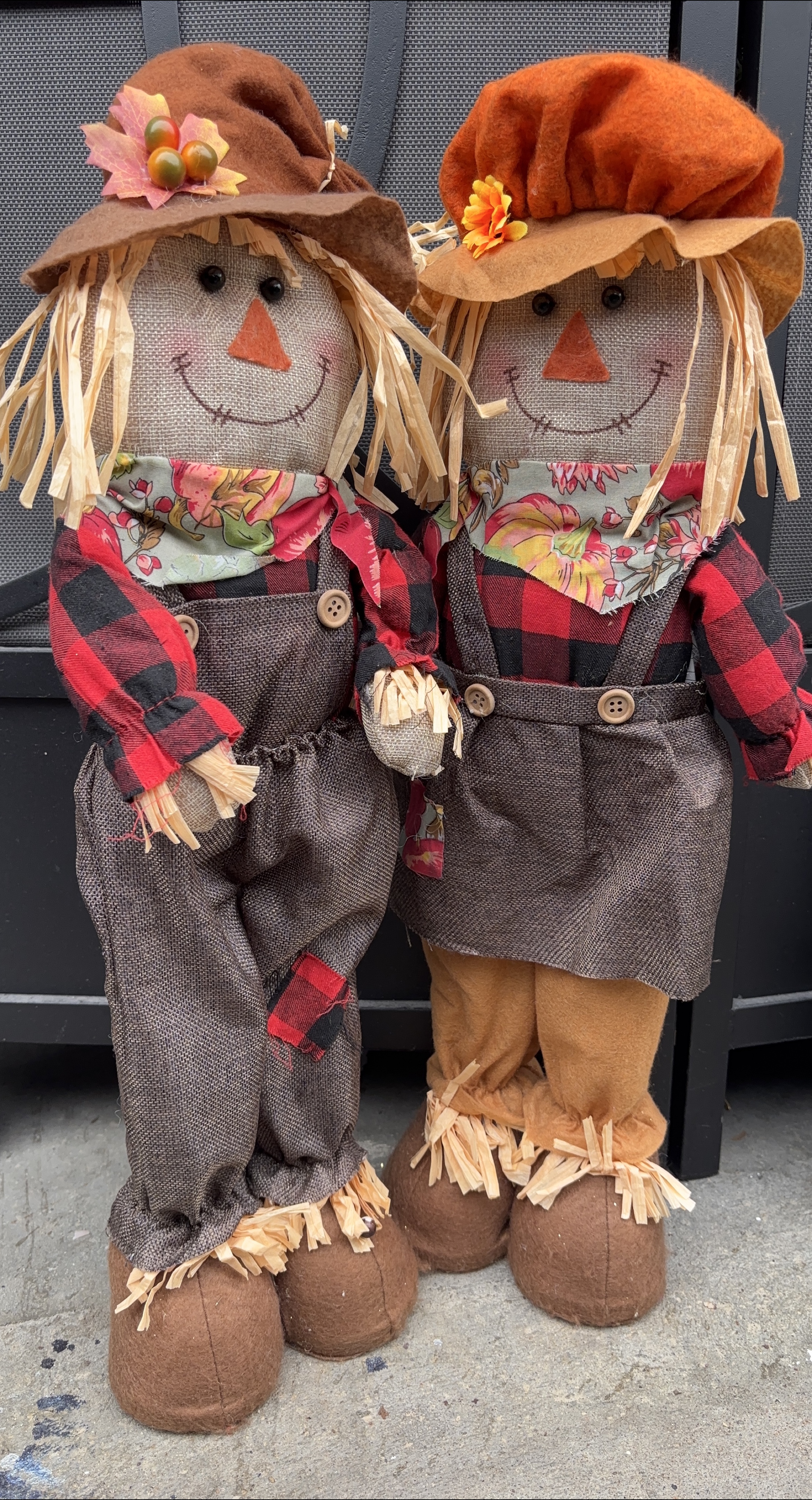 Fall Scarecrow Decorations - Set of 2 thumbnail