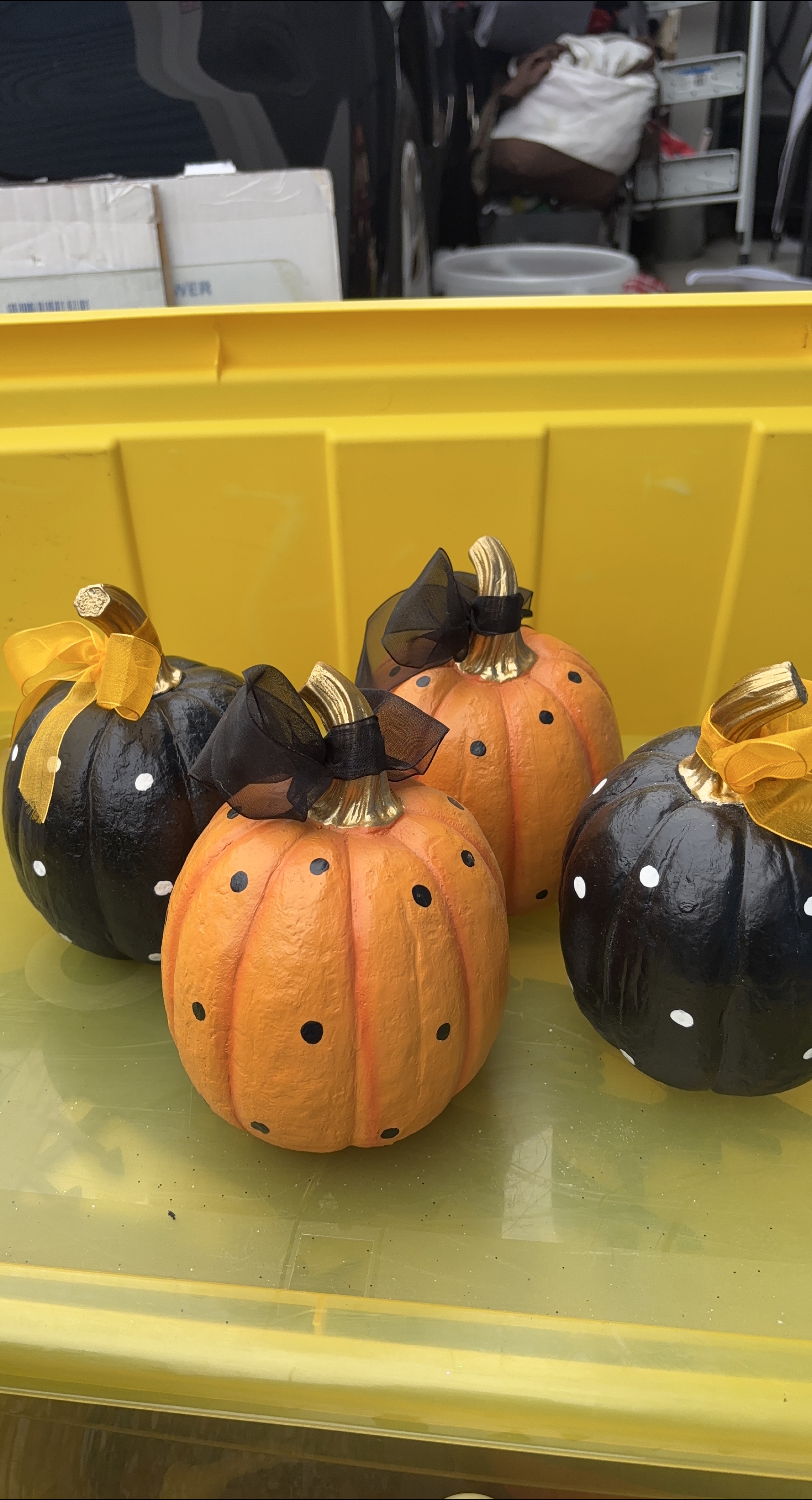 Halloween Decorative Pumpkins - Set of 4 thumbnail