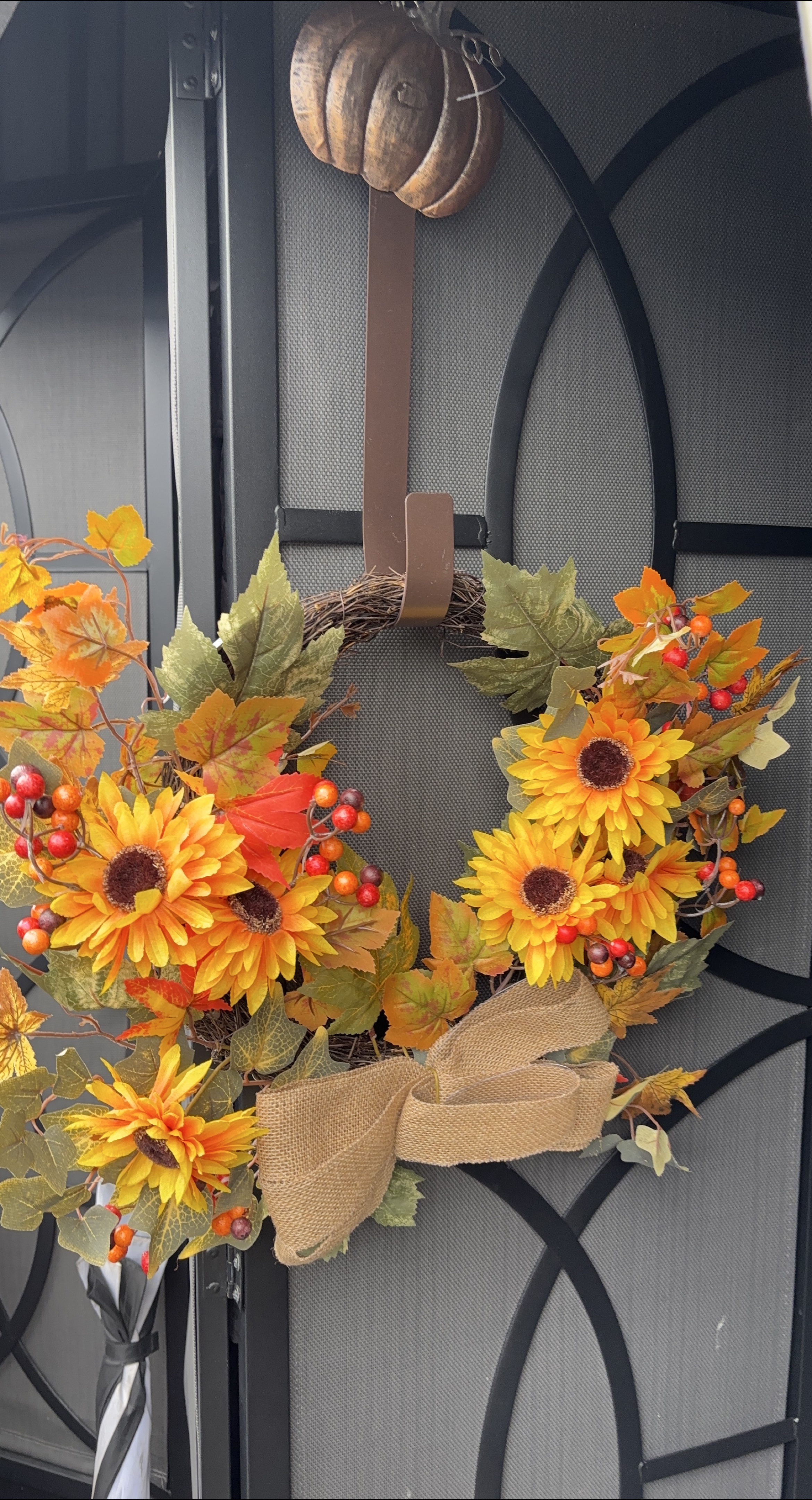 Fall Sunflower Wreath thumbnail