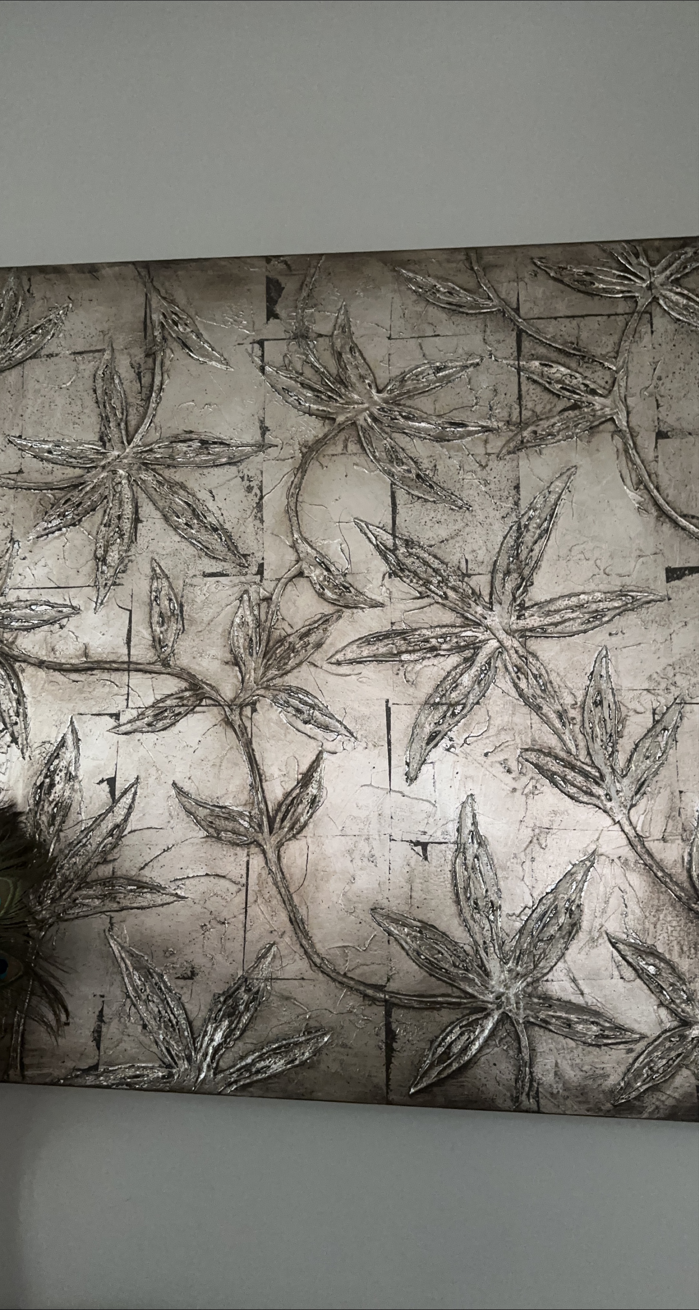 Floral Embossed Wall Art thumbnail