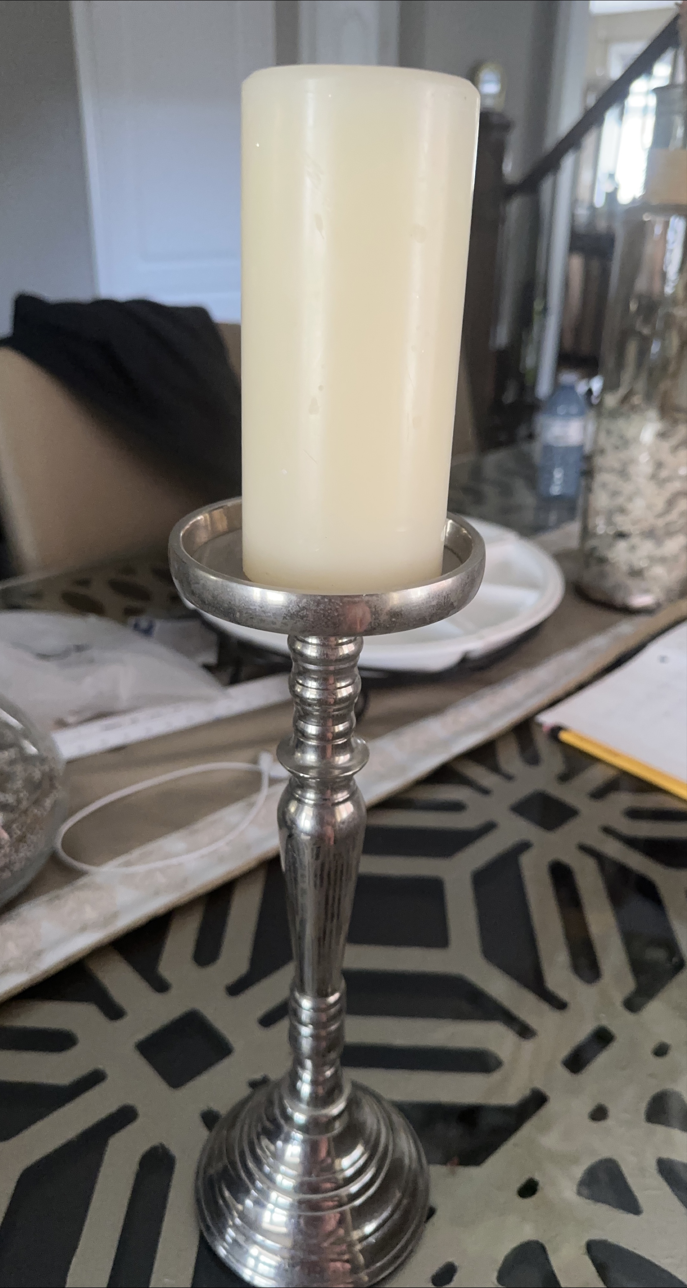 Silver Candle Holder thumbnail