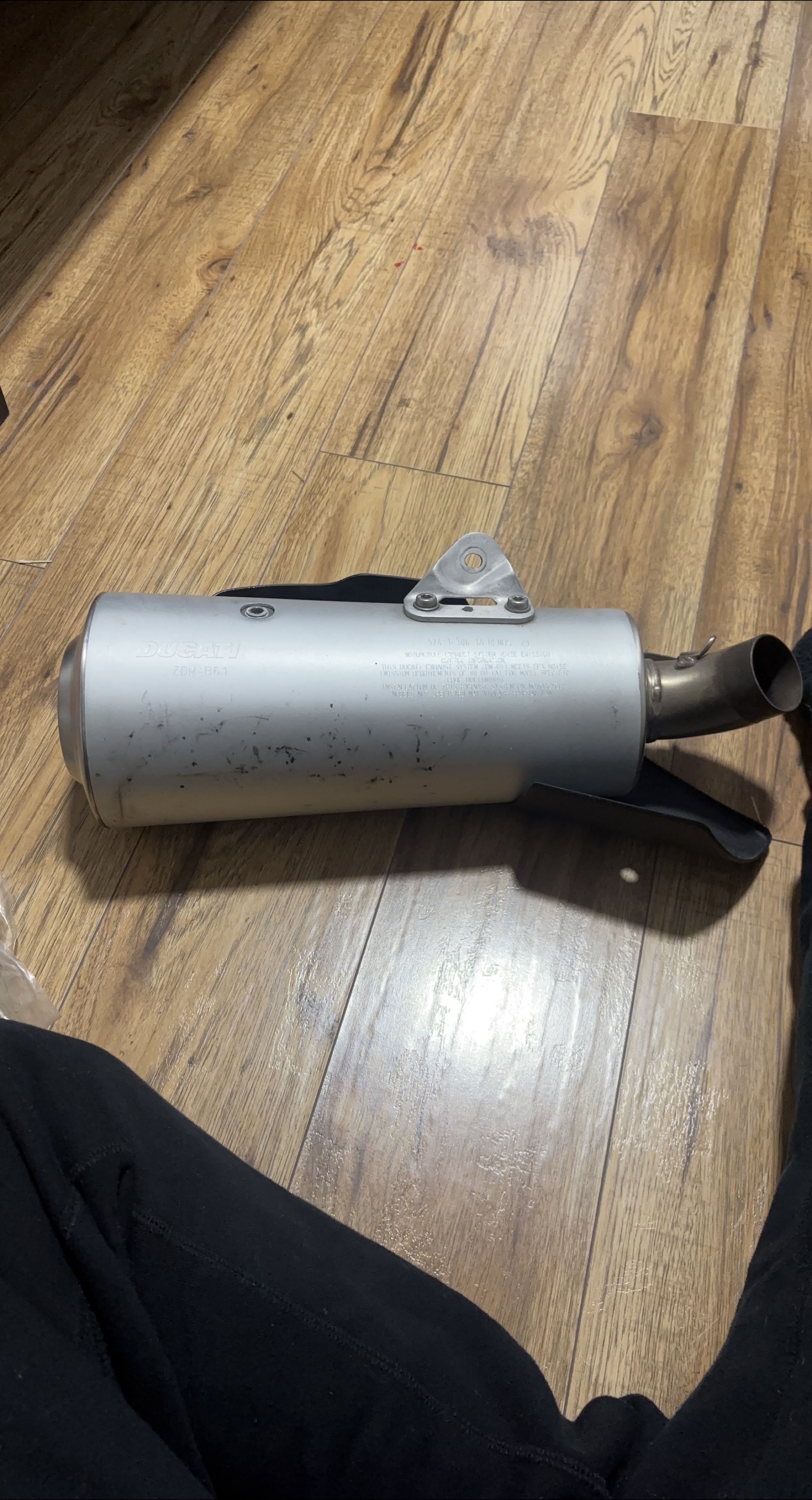 Ducati ZDM-B6.1 Exhaust System thumbnail