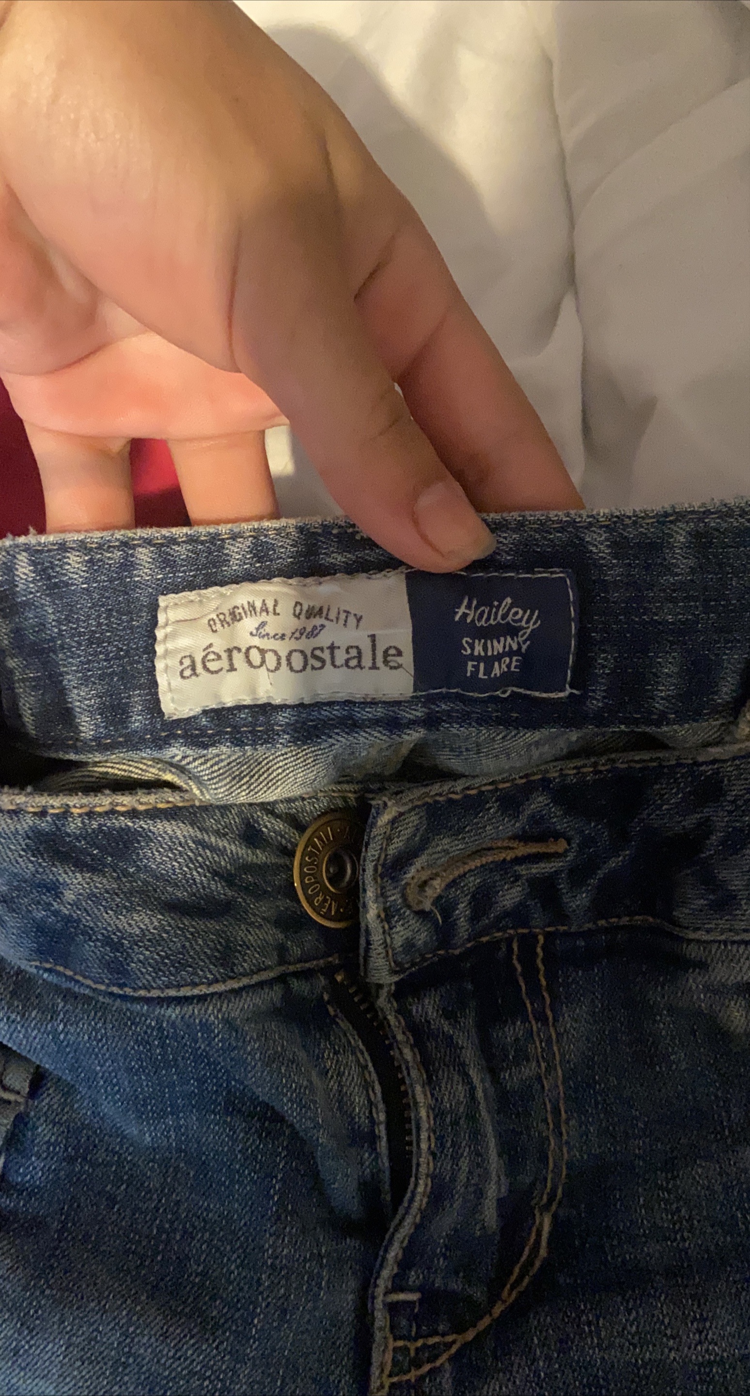 Aeropostale Hailey Skinny Flare Jeans