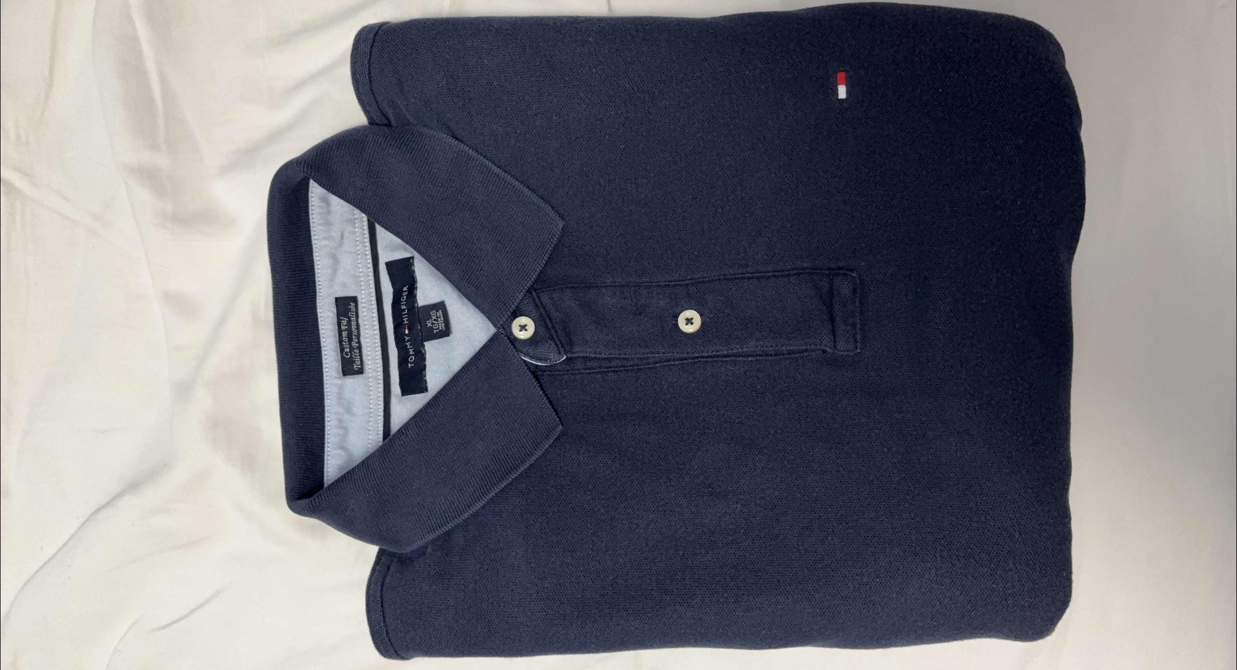 Tommy Hilfiger Navy Polo Shirt XL thumbnail