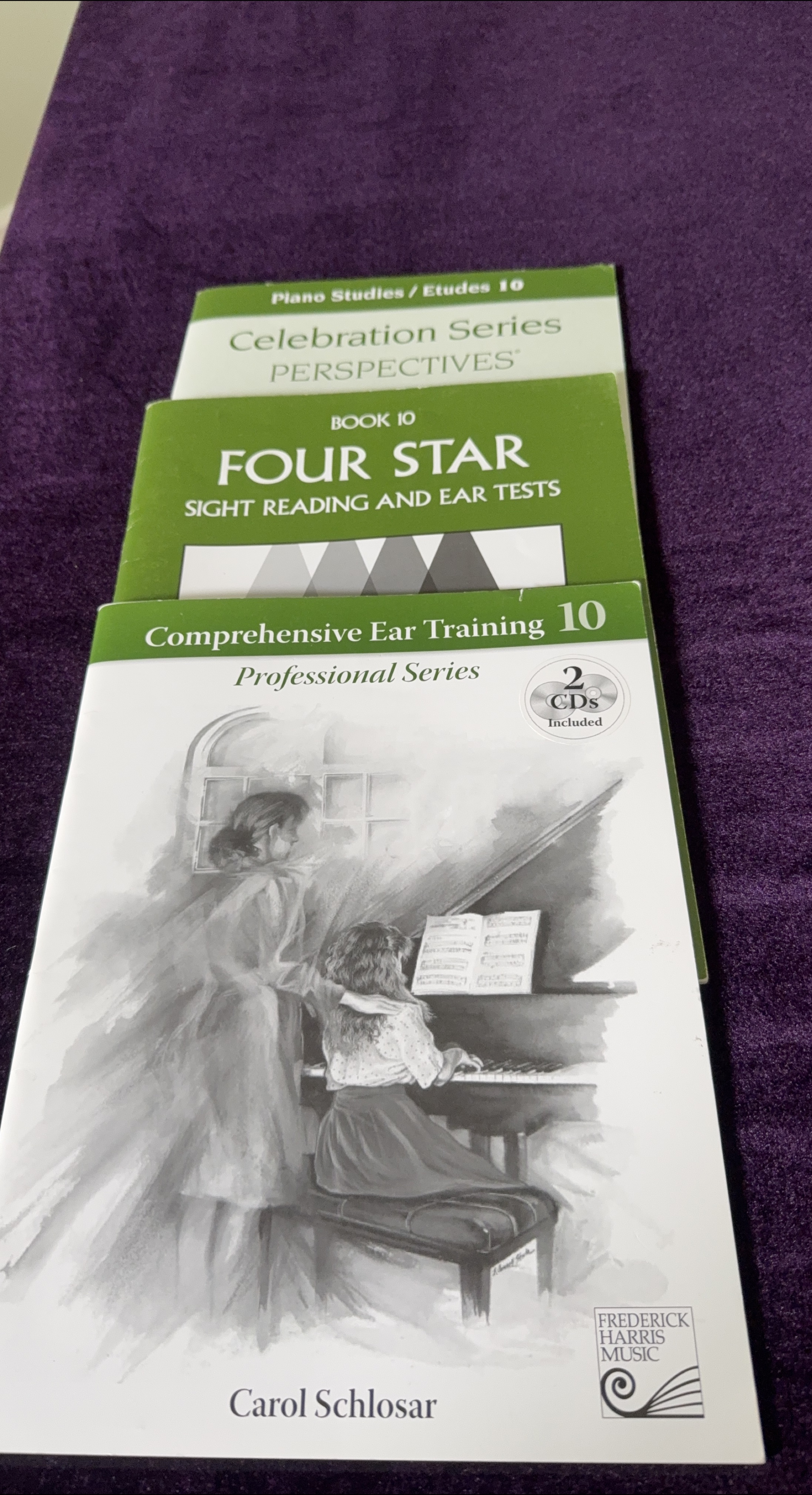 Piano Studies Books: Celebration Series, Four Star, Ear Training thumbnail