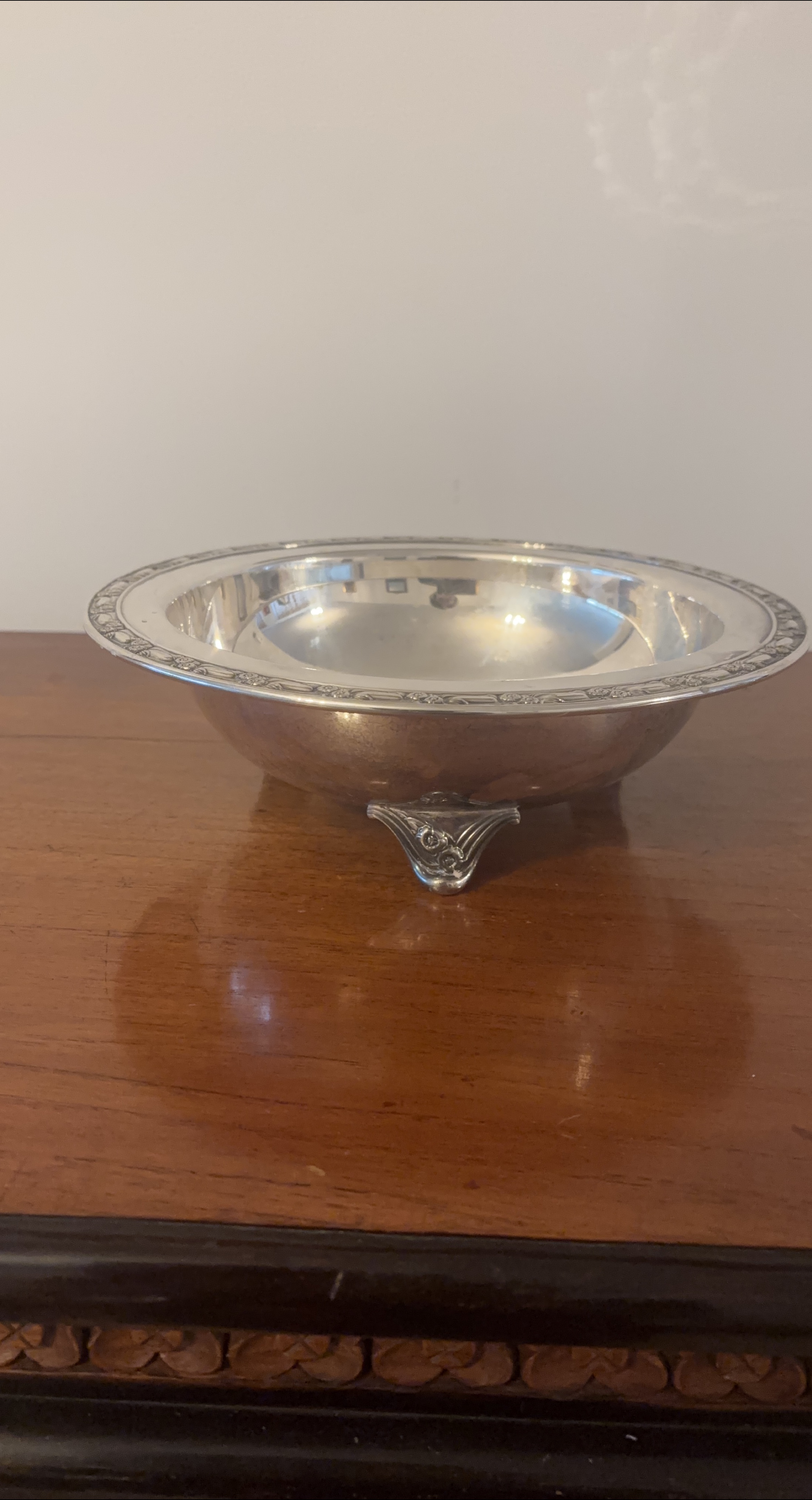 Silver Plated Footed Bowl thumbnail