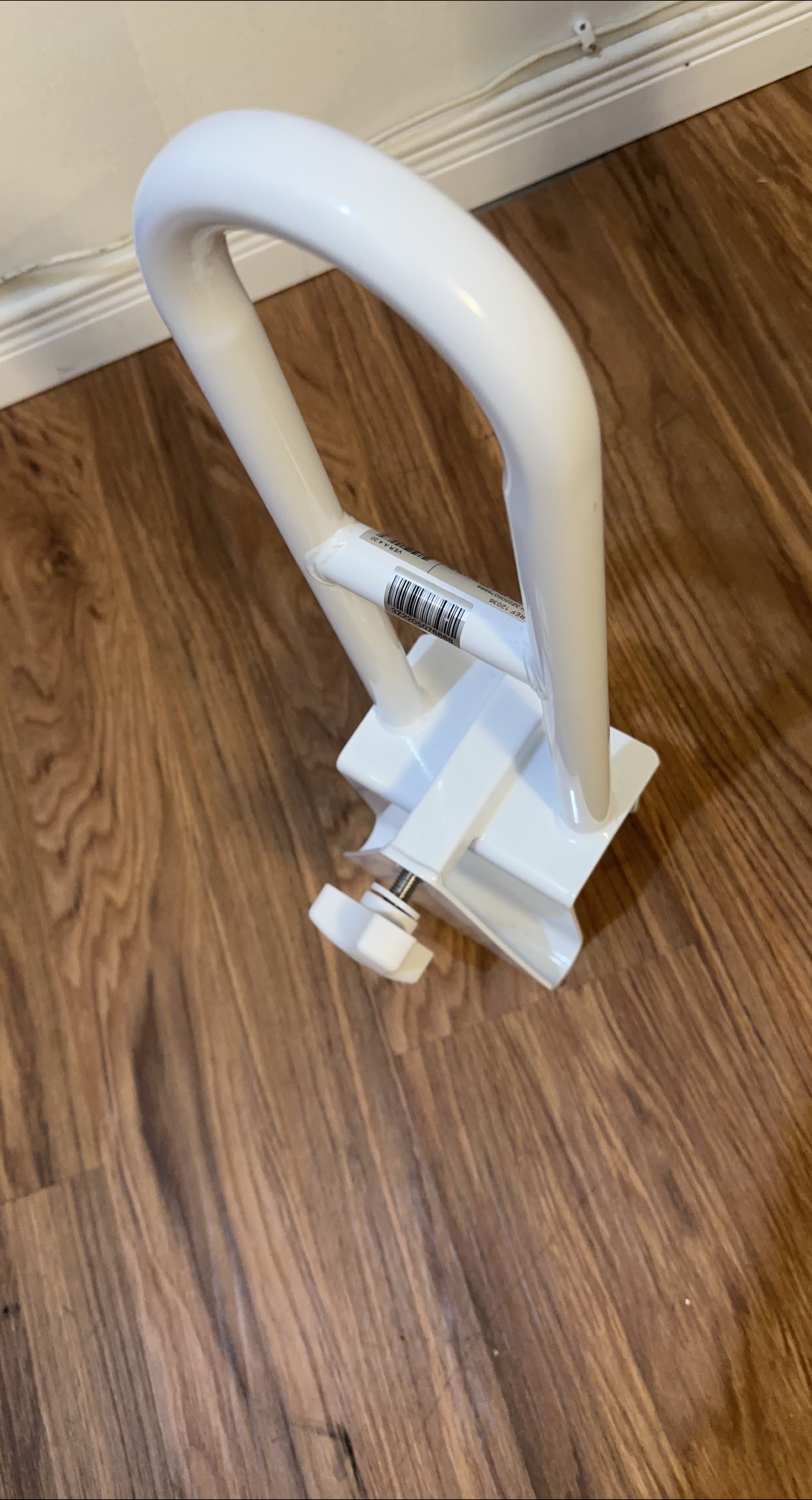 White Bathtub Grab Bar