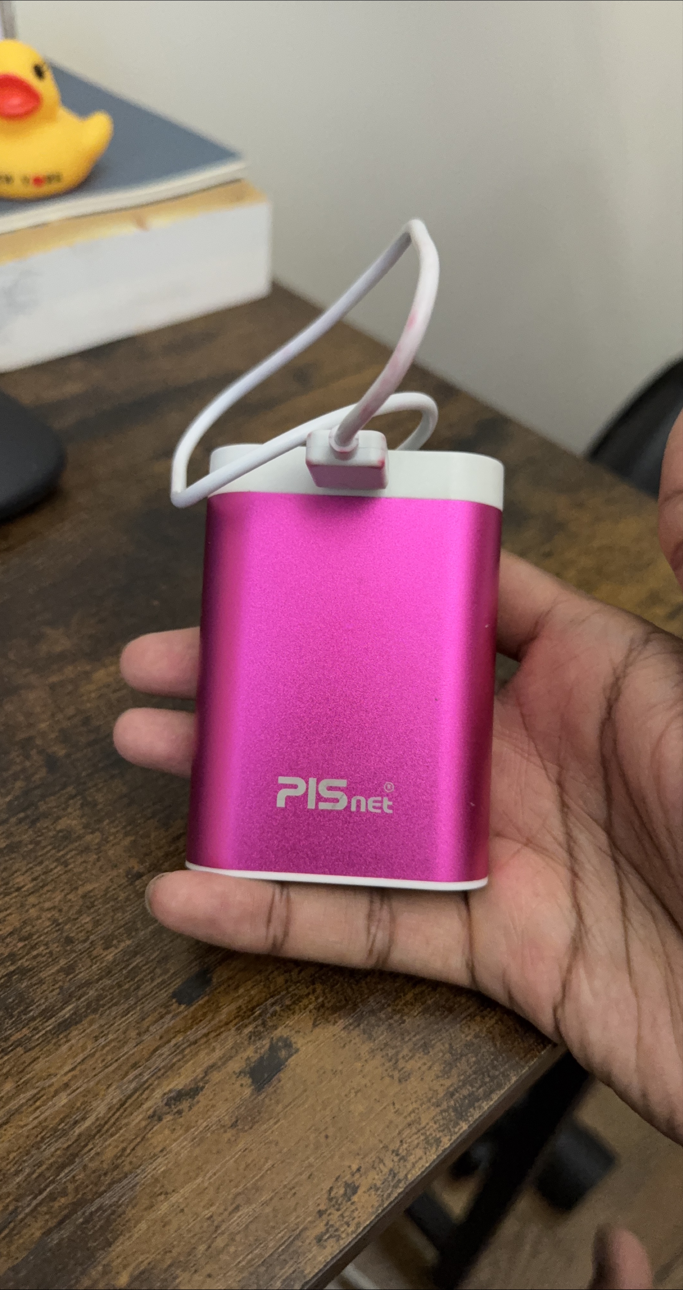 PISnet HOT-7800 7800mAh Power Bank - Pink thumbnail