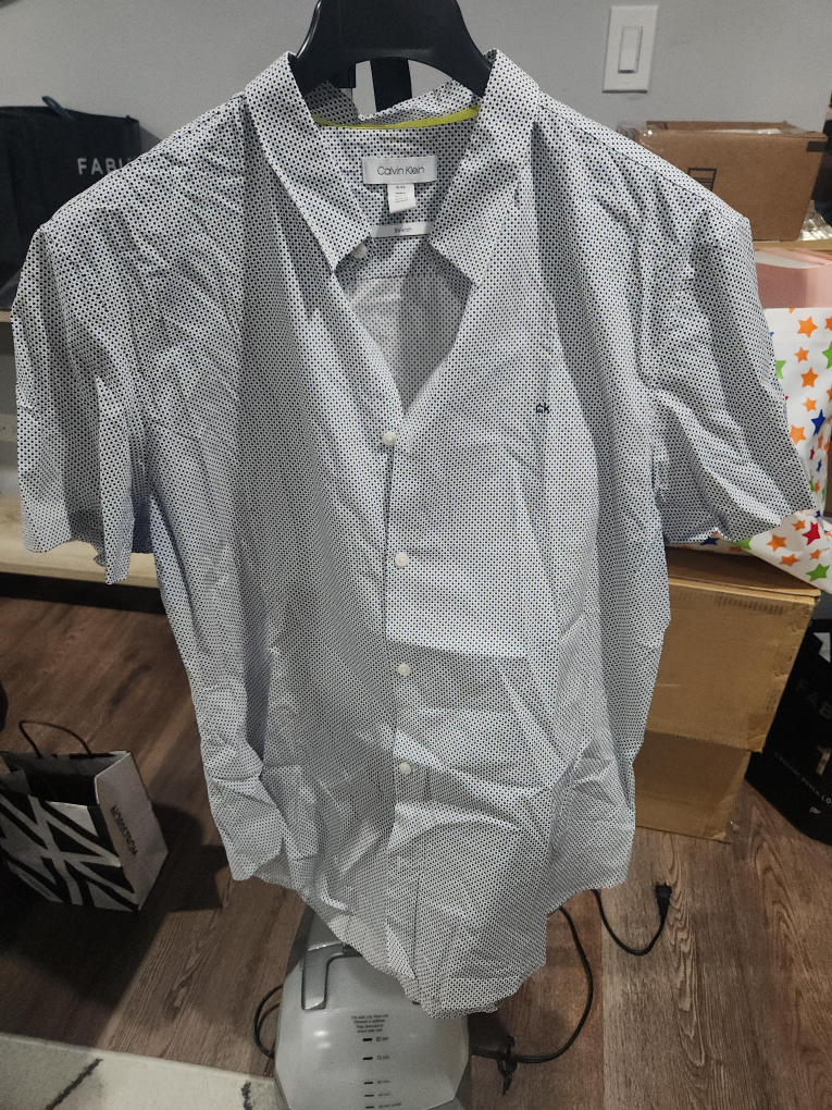 Calvin Klein XL/TG Stretch Button-Down Shirt thumbnail