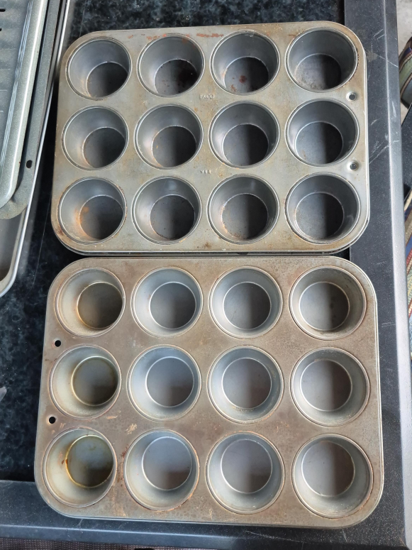 Muffin Tins - Two 12-Cup Baking Pans thumbnail