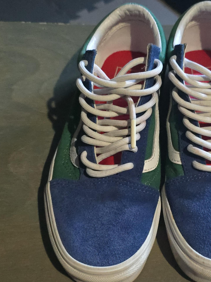 Vans Old Skool Blue/Green Size 7 thumbnail