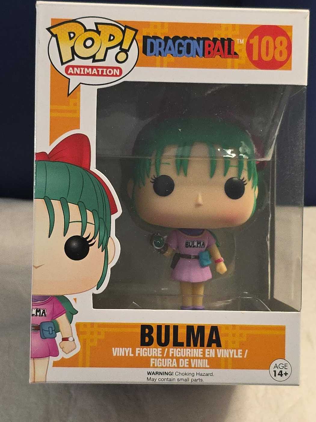 Funko Pop! Dragon Ball Z Bulma #108 Vinyl Figure thumbnail