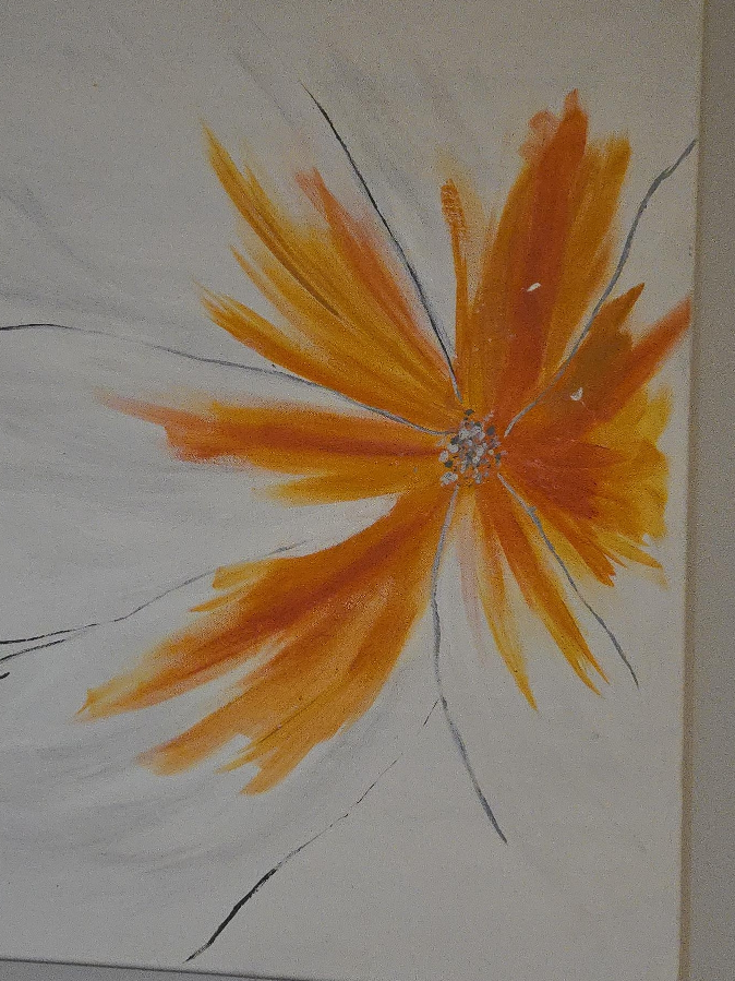 Orange Flower Painting thumbnail