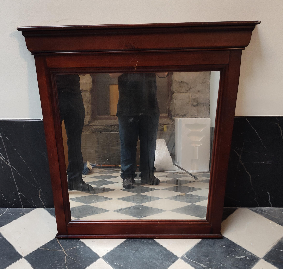Wooden Framed Mirror thumbnail