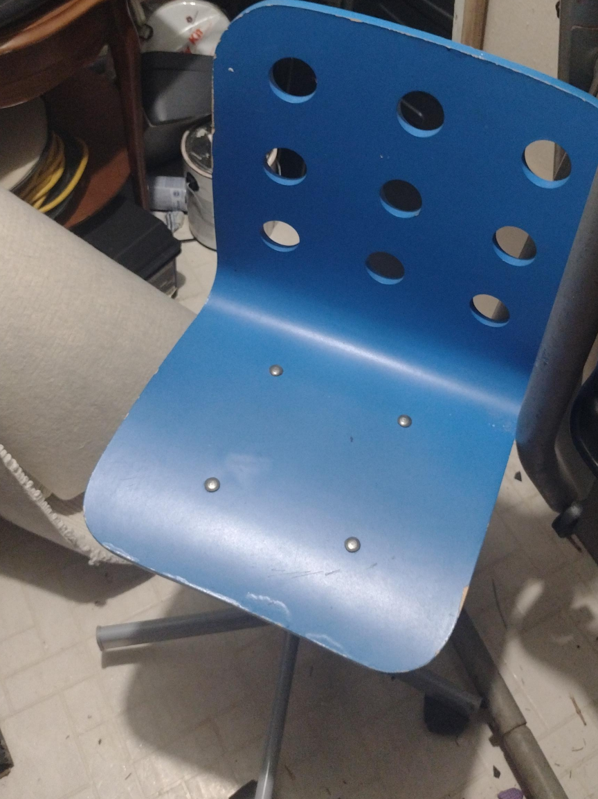Blue Swivel Chair thumbnail