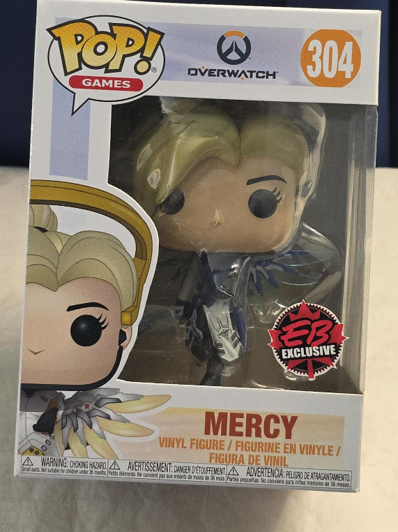 Funko Pop! Games Overwatch Mercy #304 EB Exclusive thumbnail