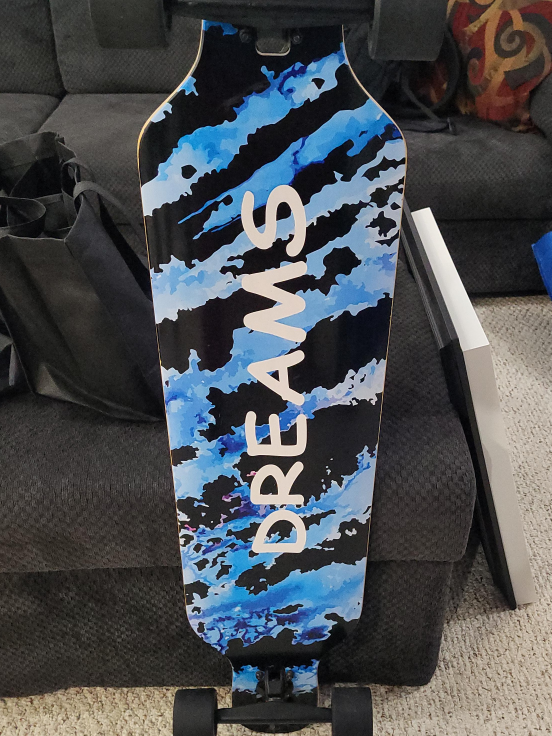 Dreams Longboard Skateboard - Used Once thumbnail