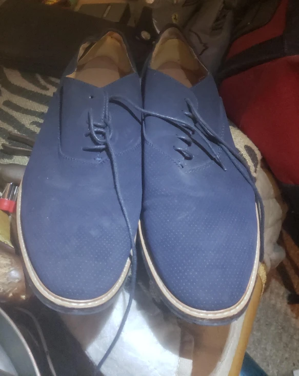 Blue Suede Dress Shoes thumbnail