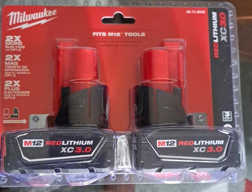 Milwaukee M12 REDLITHIUM XC3.0 Battery thumbnail