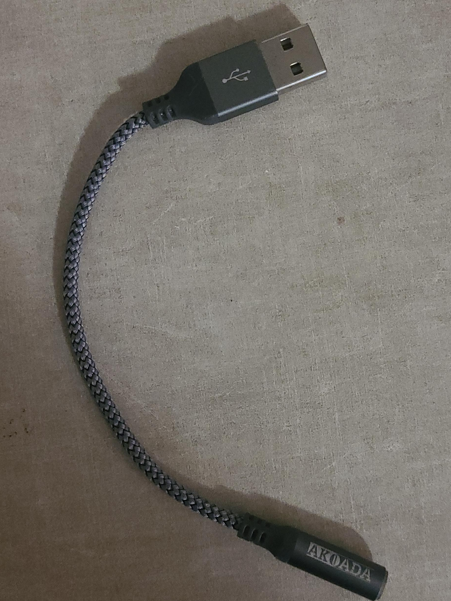 AKOADA USB to 3.5mm Audio Adapter thumbnail