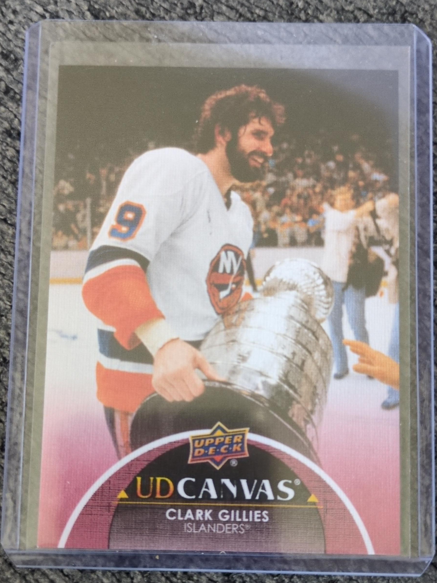 Upper Deck Clark Gillies Islanders UD Canvas Hockey Card image indicator(1)