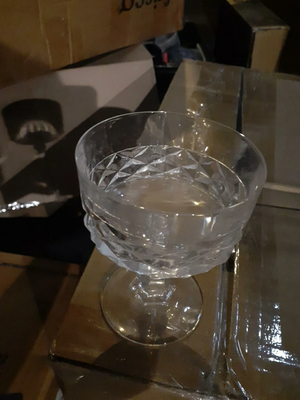 Crystal Glass Dessert Bowl thumbnail