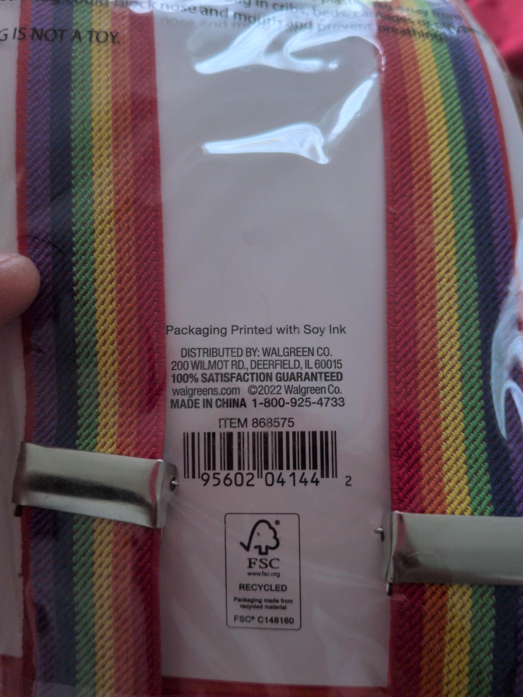Walgreens Rainbow Suspenders (Pride) thumbnail