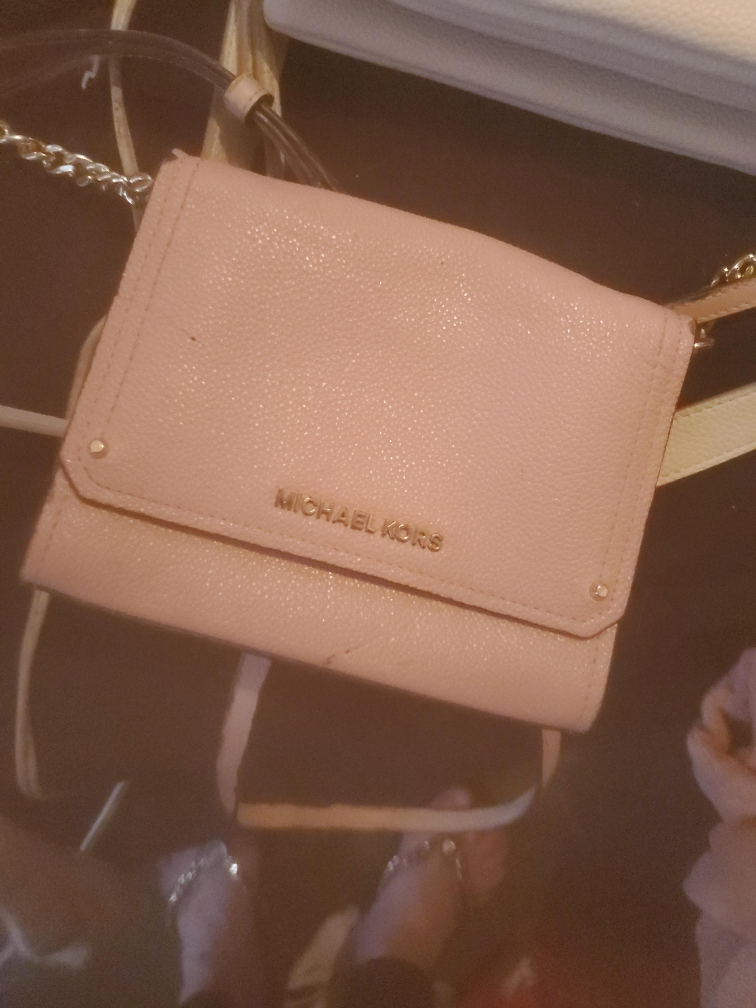Michael Kors Pink Crossbody purse thumbnail