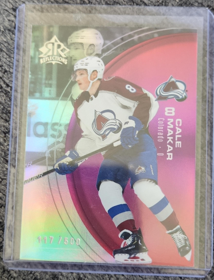 Upper Deck Cale Makar Reflections Hockey Card
