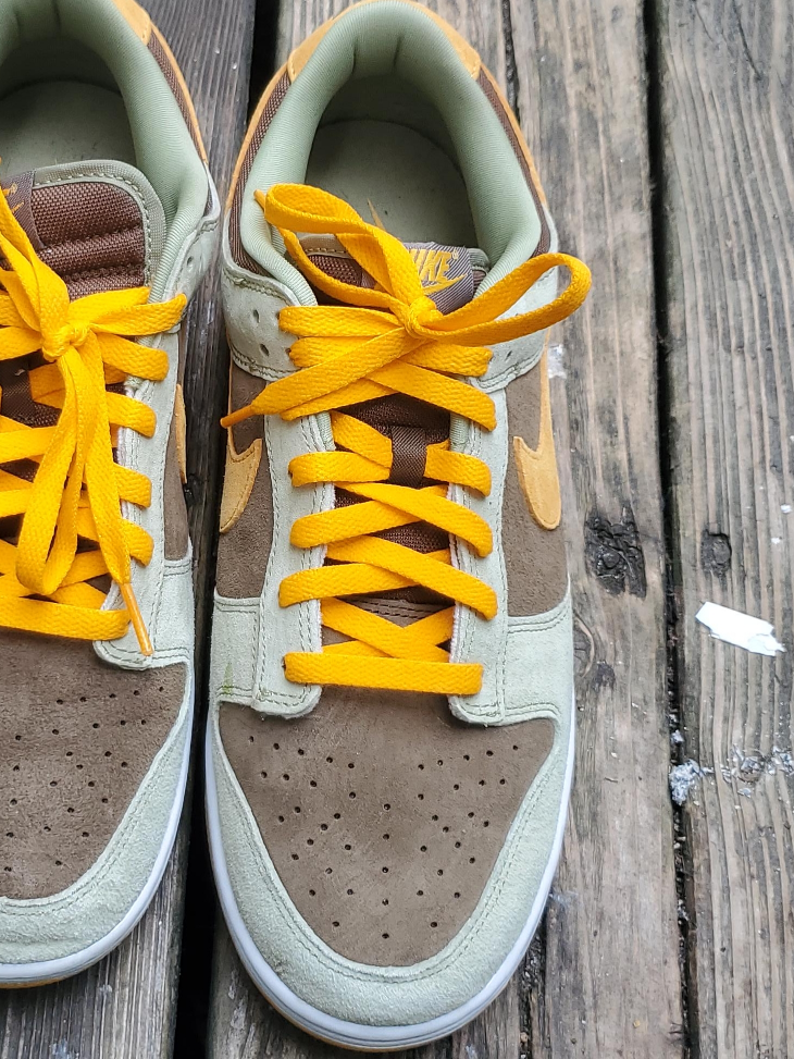 Nike Dunk Low Brown/Yellow Shoes thumbnail