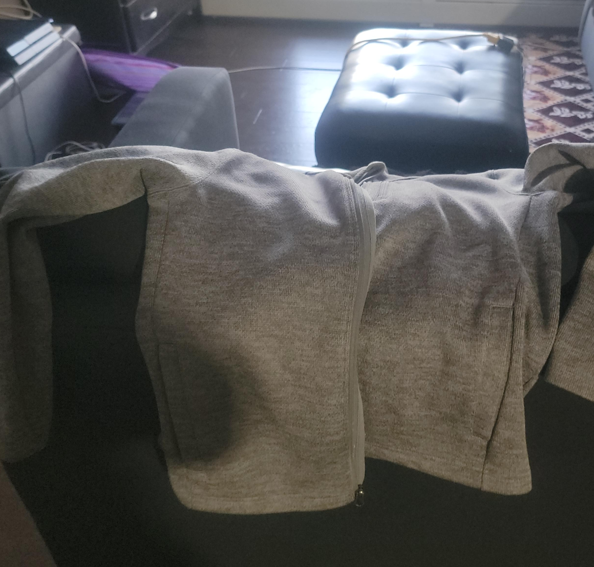 Grey Zip-Up Hoodie thumbnail