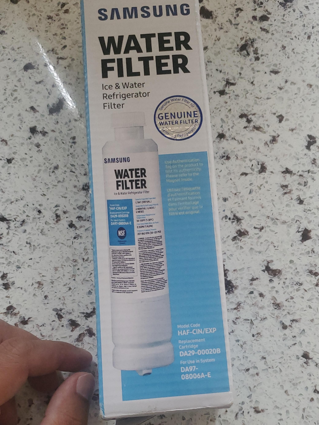 Samsung HAF-CIN/EXP Water Filter - New in Box thumbnail