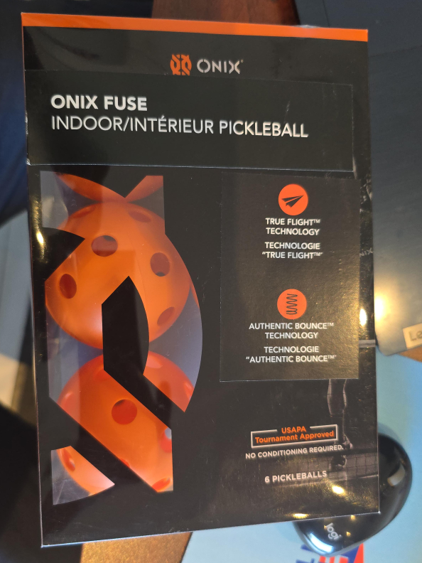 ONIX Fuse Indoor Pickleballs - 6 Pack thumbnail