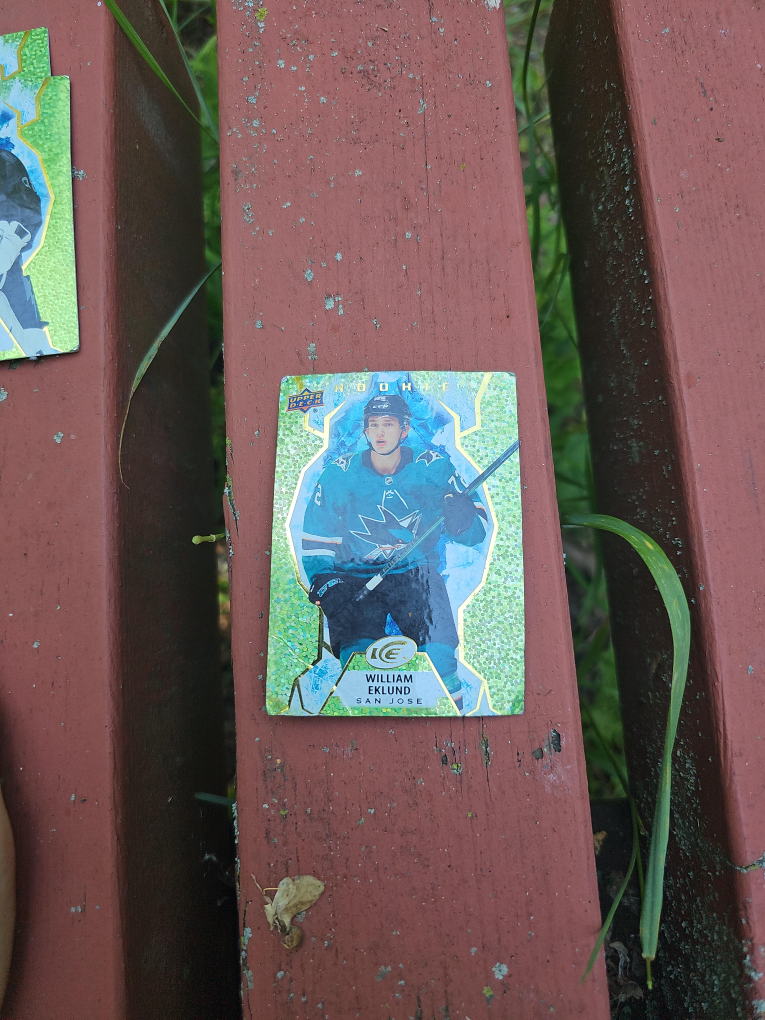 William Eklund Upper Deck Rookie Card thumbnail