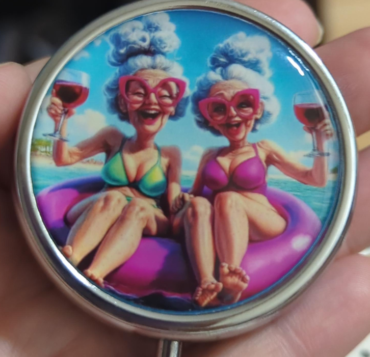 Pill Box with Fun Design thumbnail