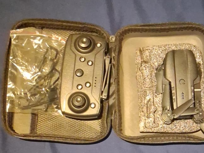 Black Drone with Remote and Case thumbnail