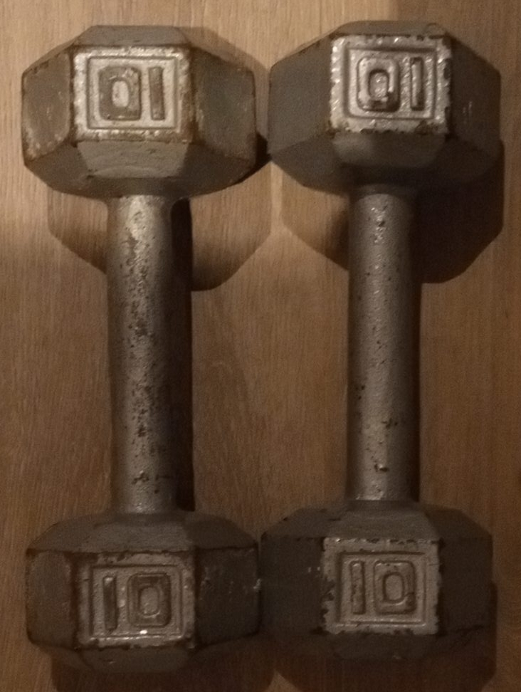 Pair of 10lb Dumbbells image indicator(2)