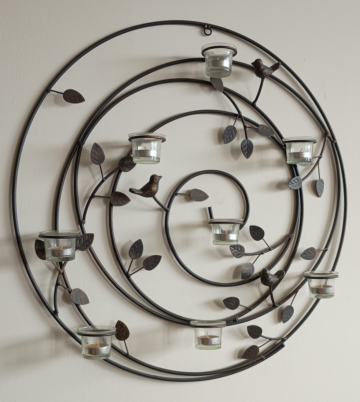 Metal Candle Holder Wall Decor thumbnail