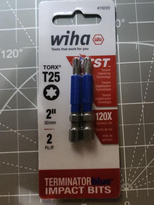 Wiha Torx T25 Impact Bits - New thumbnail