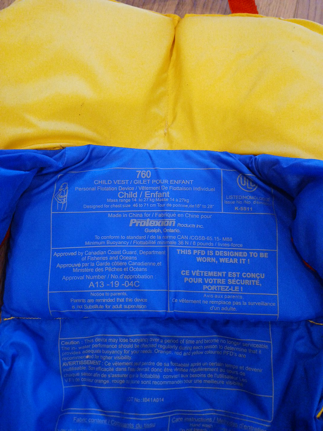Buoy-O-Boy Child Life Jacket - 14 to 27 kg thumbnail
